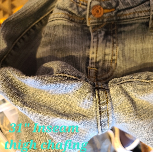 Seven7 Women's Size 28 Medium Wash Denim Blue Jean 31" Inseam - Picture 4 of 4